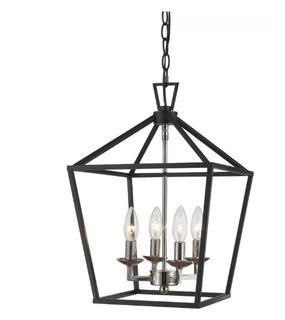 Laurel Foundry Modern Farmhouse Carmen 4-Light Pendant (LRFY3247_27816544)-Black