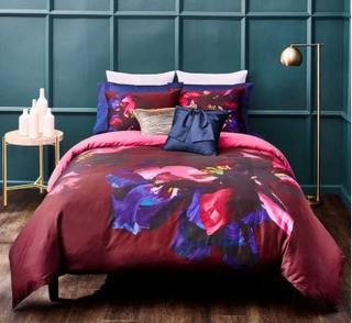Ted Barker Duvet Set-Impressionist Bloom-Queen