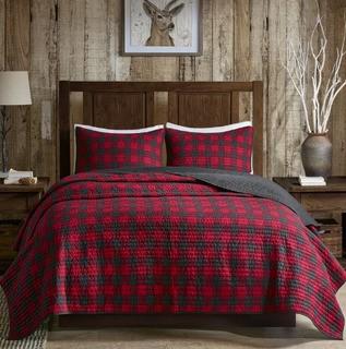Woolrich Woolrich Check 3 Piece Quilt Set (WLR1255_18531222)-Queen