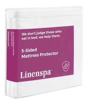 Linenspa Hypoallergenic Waterproof Mattress Protector (LSPA1125_20402627)-Full