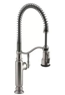 Kohler Tournant Semi-Professional Kitchen Sink Faucet with BerrySoft and MasterClean (KOH21944_20943145)-Stainless Steel
