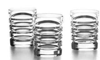 Ralph Lauren 3 Piece Metropolis Shot Glass Set