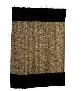 Ben and Jonah Sable Faux Fur-Trimmed Shower Curtain (BANJ1185)