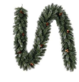 Pine Garland - 9' X 10" - PVC - 220 Tips - Green