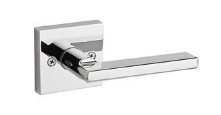 Kwikset 91570-002 Halifax Slim Square Half-Dummy Lever in Polished Chrome-5PC