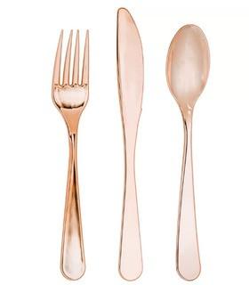 Mercer41 Horatio Assorted 24 Piece Flatware Set (MCRF6984_28474812)-Rose Gold