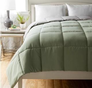 Red Barrel Studio Reversible All Season Down Alternative Comforter (CEEC1108_30511314)-Grey/Sage-King