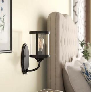 Birch Lane Salisbury 1-Light Armed Sconce (BL14489)-English Bronze