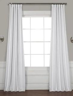 Exclusive Fabrics Swiss Coffee Bellino Blackout Curtain - 50 x 120- Set Of 2