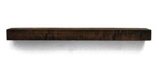 Dogberry Collections Mantel Farmhouse Floating Shelf (QLQV1134_20735765_20746150)3x24x5.38"-Dark Chocolate 