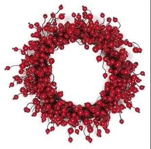 The Holiday Aisle Cranberry Waterproof 24 Wreath (XVA10008)