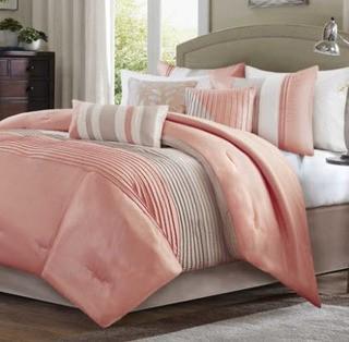 Charlton Home Morell 6 Piece Reversible Duvet Cover Set (CHRL2441_21270644_21270652)-Queen 