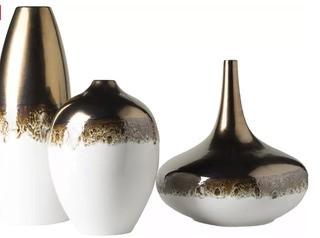 Brayden Studio 3 Piece Ceramic Table Vase Set (BRAY2497)