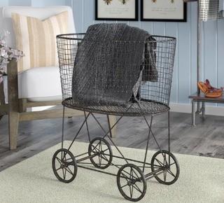 Laurel Foundry Modern Farmhouse Vintage Laundry Basket (LRFY6308)