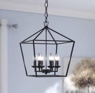 Laurel Foundry Modern Farmhouse Carmen 6-Light Foyer Pendant (LRFY3262_19400485) Oil Rubbed Bronze