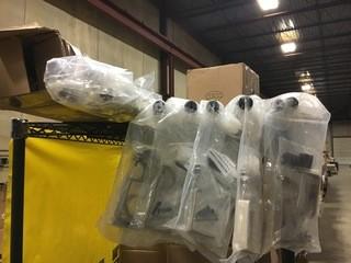 Lot 6 Assorted Curtain Rods 