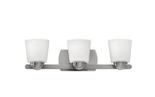 Hinkley 55213BN Kylie 3 Light 23 inch Brushed Nickel Bath Vanity Wall Light, Etched Opal Glass