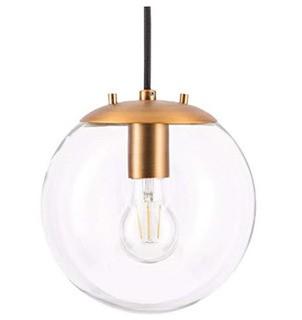 Sferra LED Industrial Kitchen Pendant Light - Brushed Brass - Linea di Liara LL-P201-AB