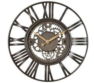 Trent Austin Design Lehigh 15 Roman Gear Wall Clock (TRNT2862) 15.5'' W x 15.5'' H x 1'' D