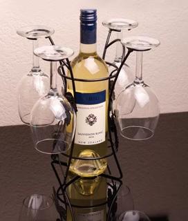 Meridian Point 1 Bottle Tabletop Wine Bottle Rack (JHR1047)