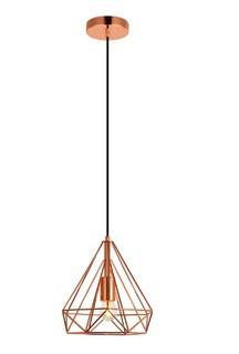 Mack & Milo Raven 1-Light Geometric Pendant (VRKG8458_25228430) Copper