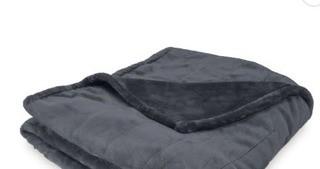Beautyrest Black Luxury Heated Blanket-Grey