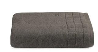 Calvin Klein 2PC Bath Towels-Grey-As Is