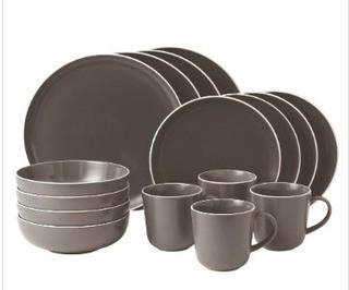 Gordon Ramsay Bread Street By Royal Doulton-16PC-Grey-Floor Display-As Is!!