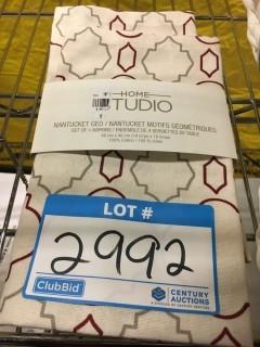 Home Studio Nantucket Geo Napkins-2PC 18x18"