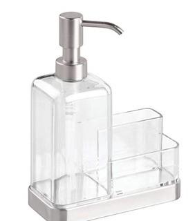 Inter Design Pump Caddy-Stainless Steel-As Is Missing Spout