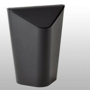Umbra Corner Waste Can Black
