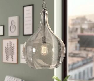 Brayden Studio Bustillos 1-Light Teardrop Pendant (BRYS5745_35581931)