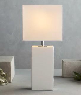 Wrought Studio Little Neck 21" Table Lamp (VKGL2626_16006316)White