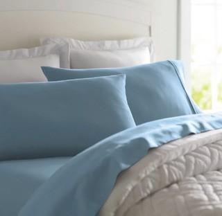 Wayfair Basics 1800 Series 6 Piece Sheet Set (WFBS1741_21244565_21244563)Aqua, Queen