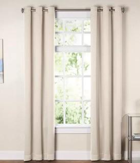 Wayfair Basics Solid Blackout Grommet Single Curtain Panel (WFBS1603_18673710_22959683)Pearl, 40x84"- 4 Panels