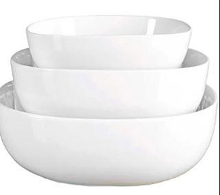 Porcelain Serving Bowl Set-Small And Large ONLY!
