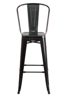Trent Austin Design Cercis 30 Bar Stool (TADN6743_22581811) Black/Antique Gold-Set Of 4