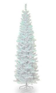 National Tree 6 Foot White Iridescent Tinsel Tree with Metal Stand (TT33-713-60)