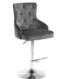 Mercer41 Bocana Adjustable Height Bar Stool (MECY1318_31892689) Grey