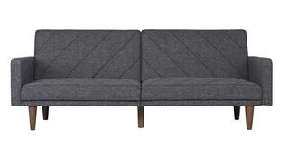 DHP 2110429 Paxson Linen Futon, Gray