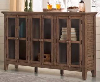 Eau Claire 6 Door Accent Cabinet (LARK6835_18582499)Watch Hill Weathered Grey-42'' H x 70'' W x 15'' D