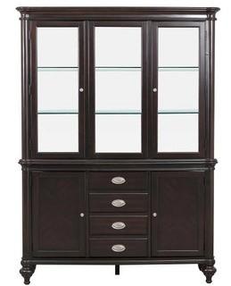 Homelegance 2615DC-50 Marston Buffet with Hutch-Missing Glass Shelves, Some Damages, As Is!!!