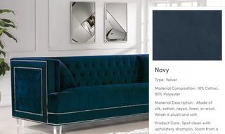 Hettie Chesterfield Sofa Navy