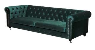 Noelia Chesterfield Sofa- Green