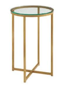 Walker Edison Alissa 16" Round Side Table