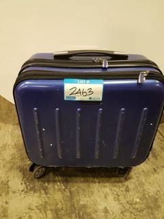 Rockland - HArdSided Carry on Spinner Briefcase - Dk Blue