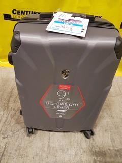 Heys - Rapide - Pewter - Hard Sided Luggage - 26" - Side Handle Broken