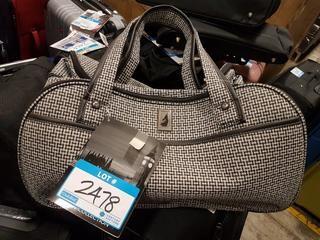 London Fog - Startford Wheeled Tote - Patterned 