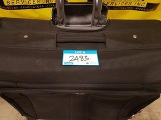 Delsey - Blk Suit Bag Spinner Lugagge