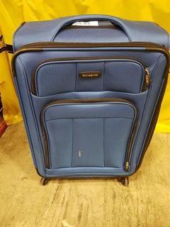 Samsonite 25" Blue Soft Sided Spinner Luggage